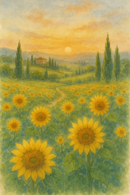 Sonnenblumen – Symbol für Wachstum